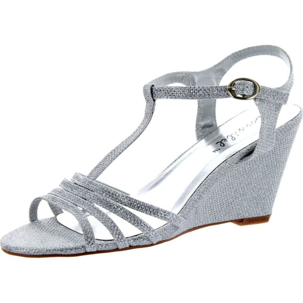 Bonnibel Flosa-1 Silver Womens sandals 6 NEW